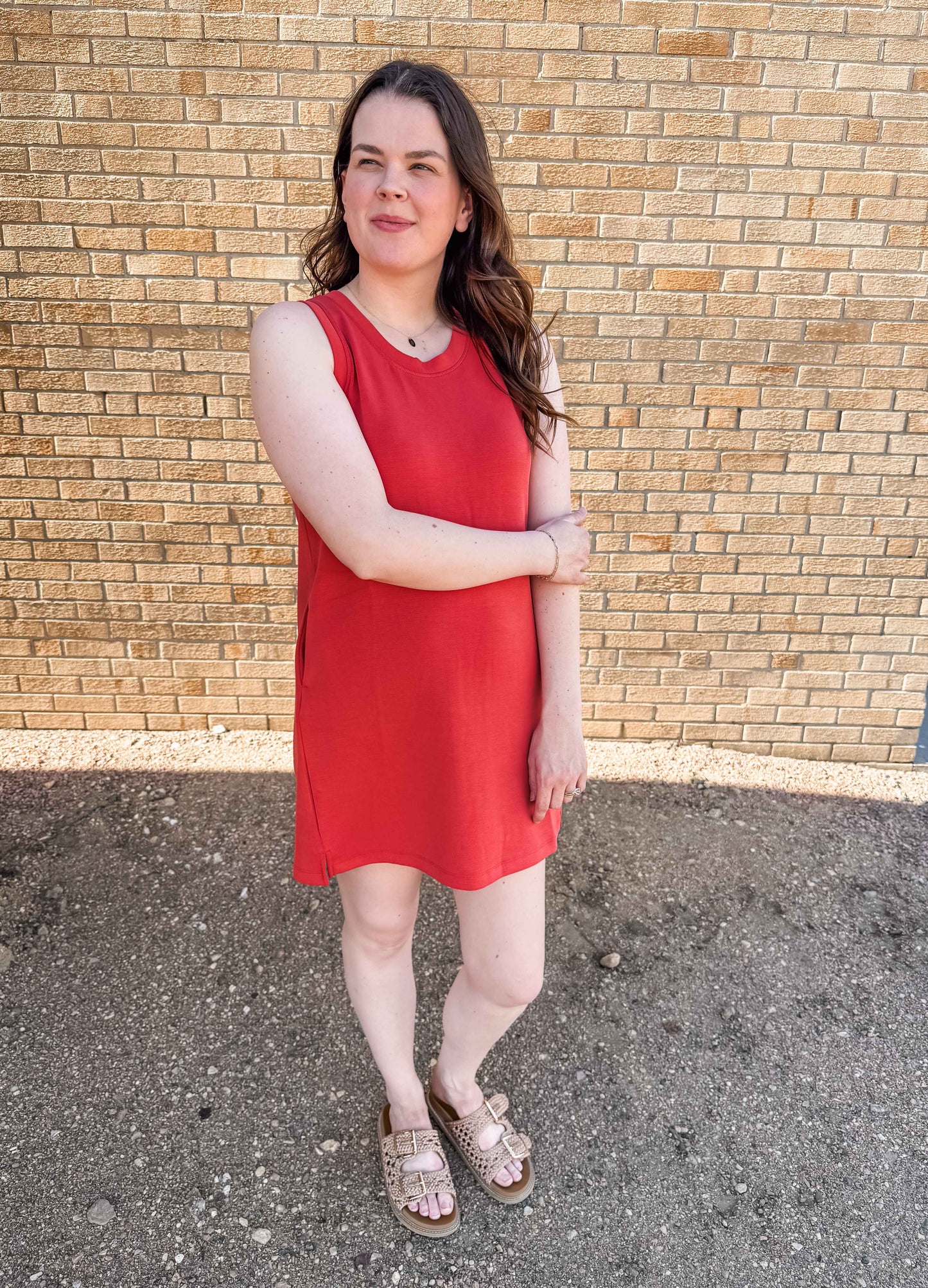 Summer Lovin Dress (Brick)