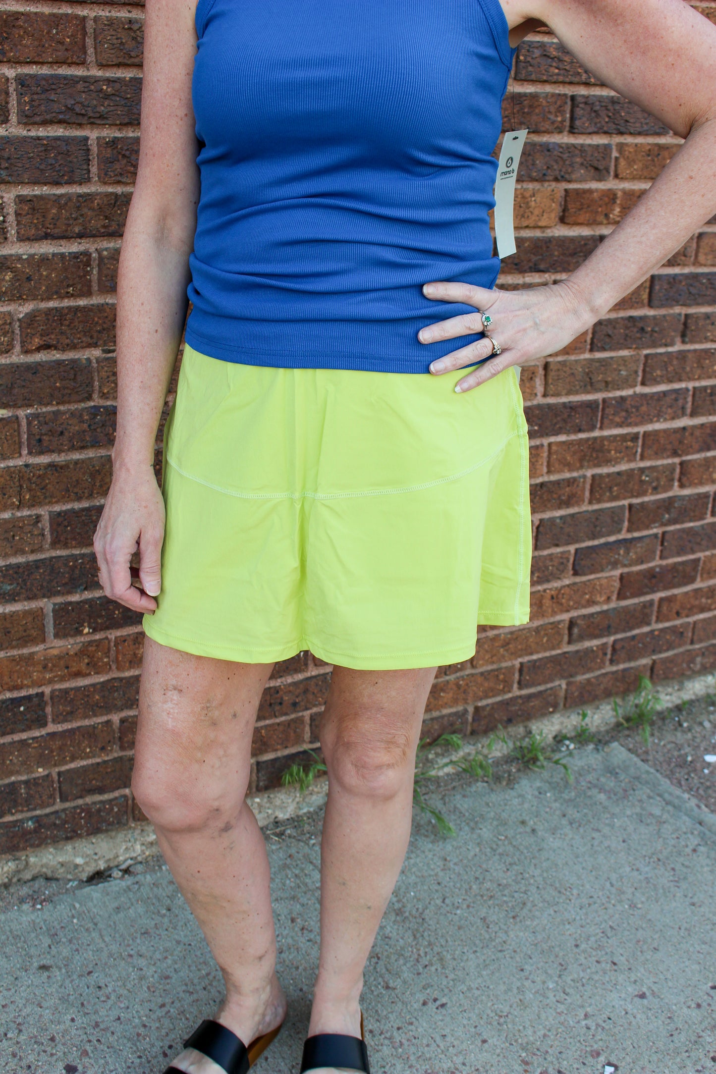Feelin' The Sunshine Skort (Lime)