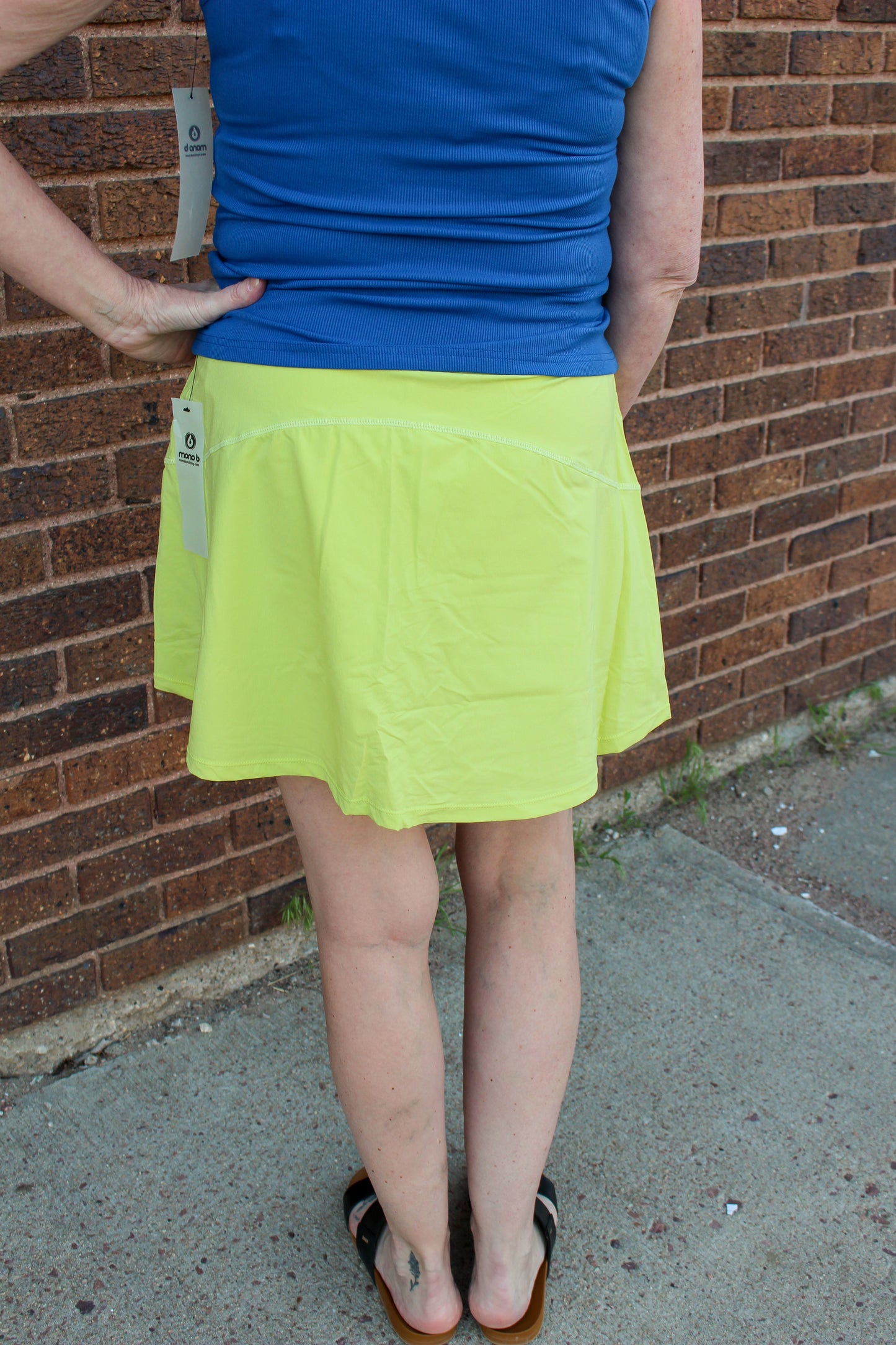 Feelin' The Sunshine Skort (Lime)