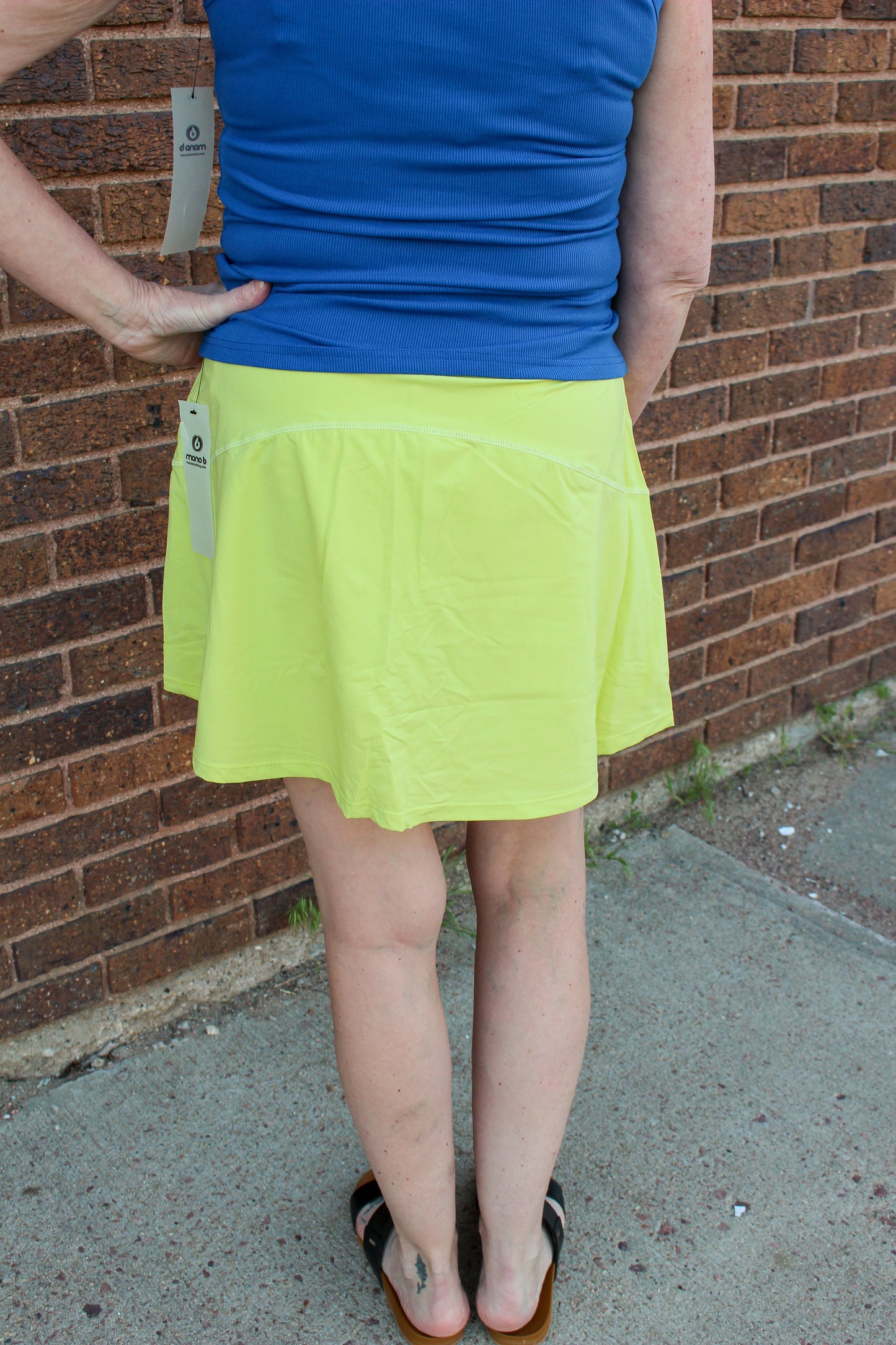 Feelin' The Sunshine Skort (Lime)