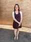 Summer Mode Dress (Brown)