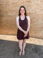 Summer Mode Dress (Brown)