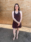 Summer Mode Dress (Brown)