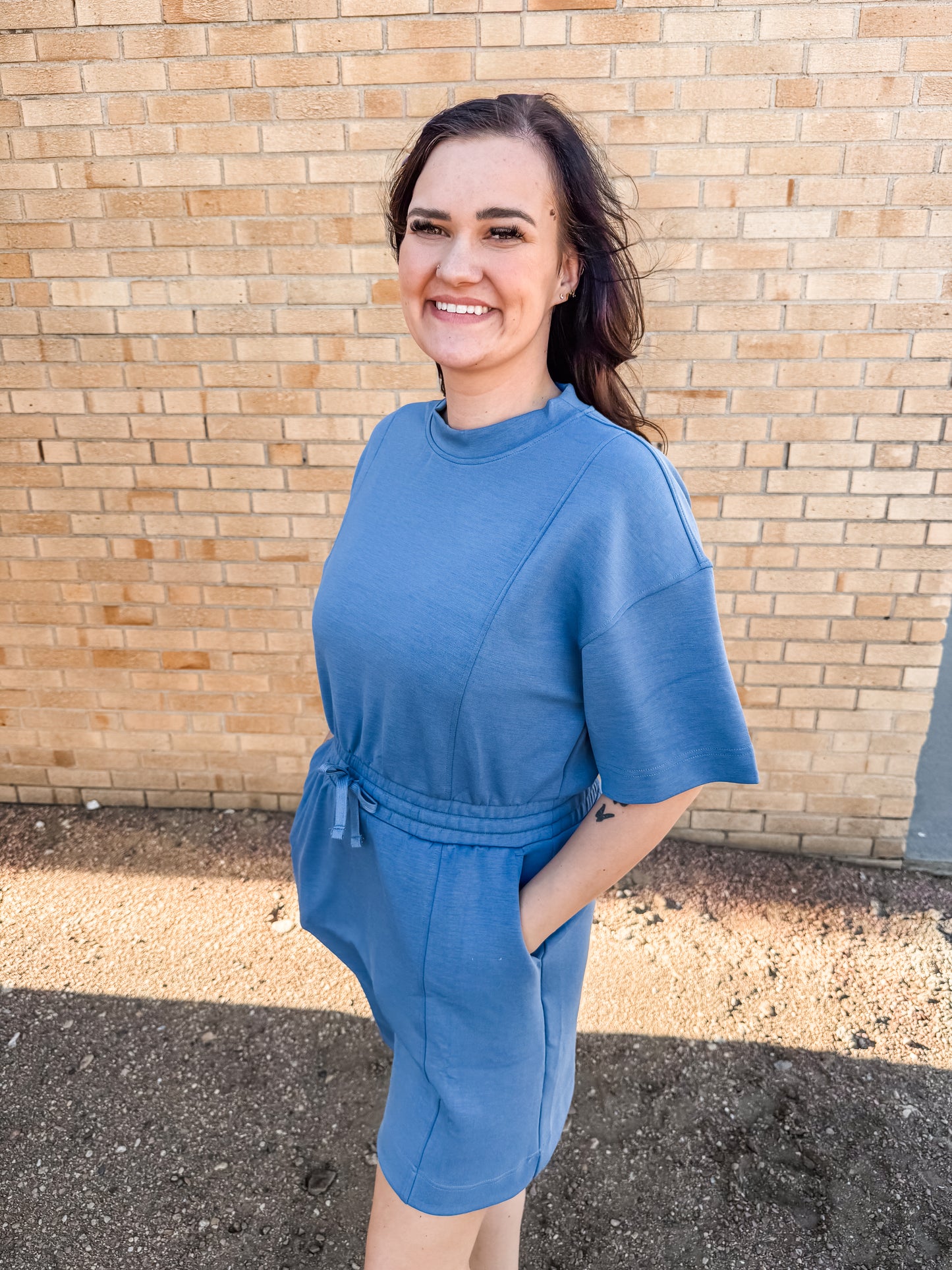 Chasing the Sunset Dress (Blue)