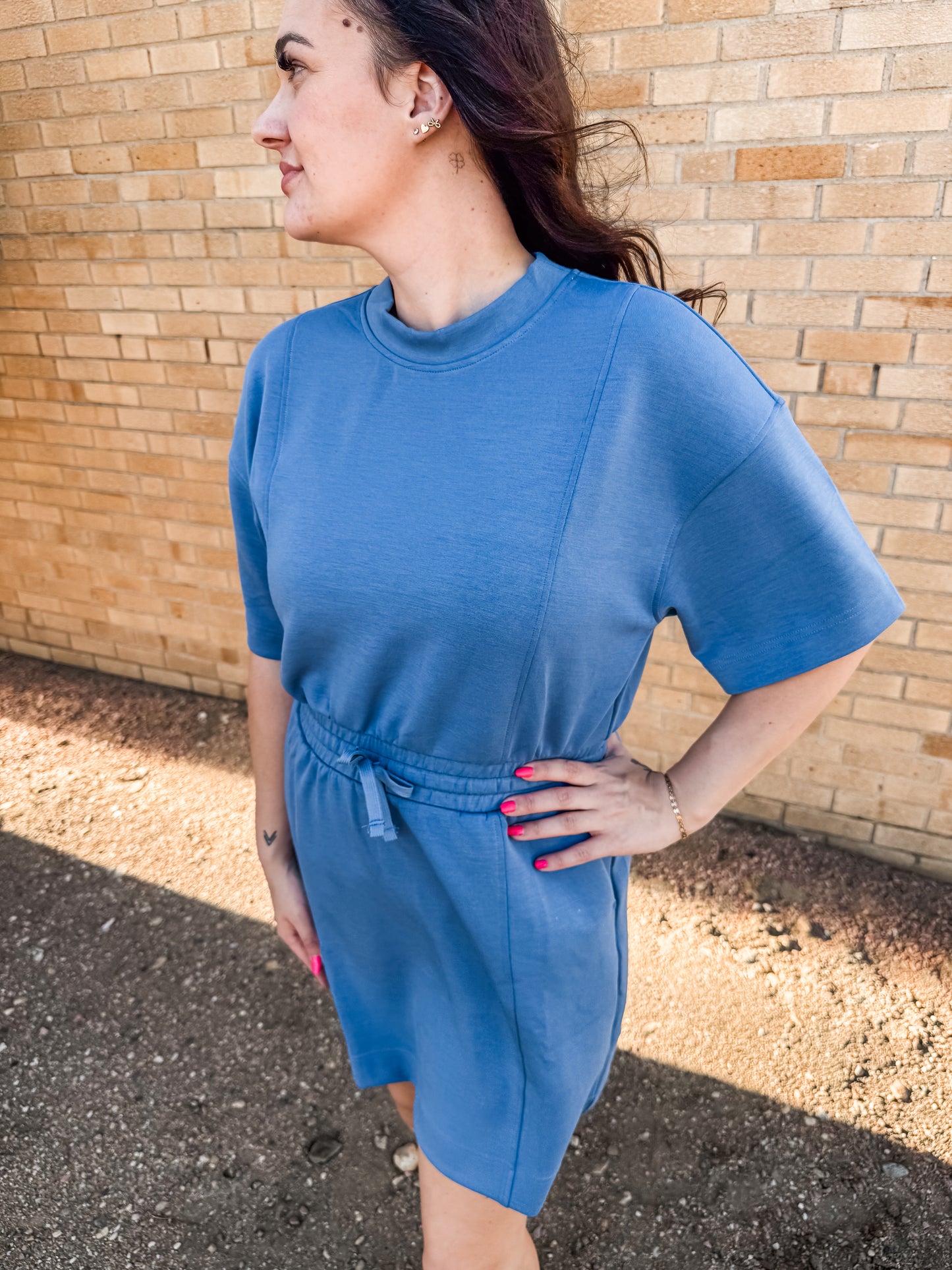 Chasing the Sunset Dress (Blue)