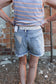 Flower Patch Jean Shorts