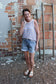 Flower Patch Jean Shorts