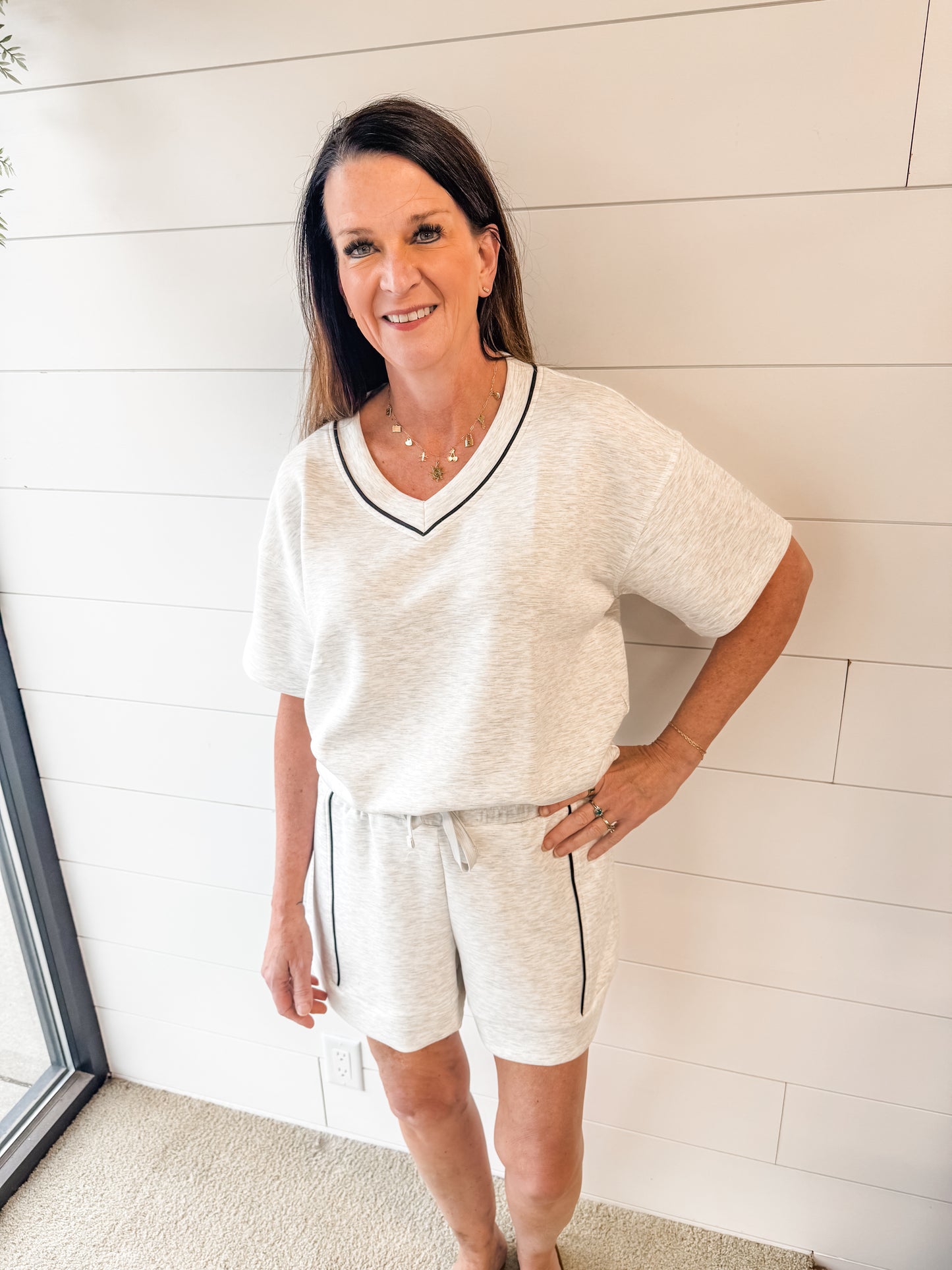 Easy Breezy Shorts (White)