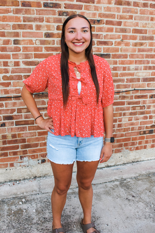 Love of Red, White & Blue Top