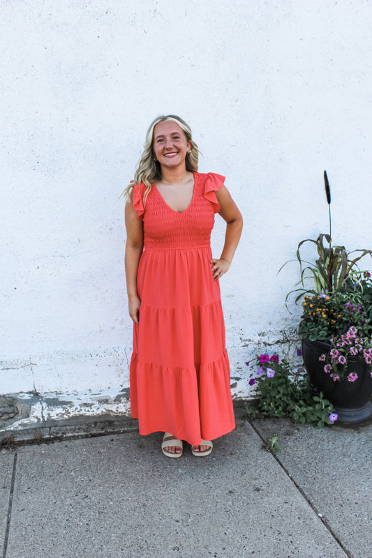 Crushing on Coral Dress