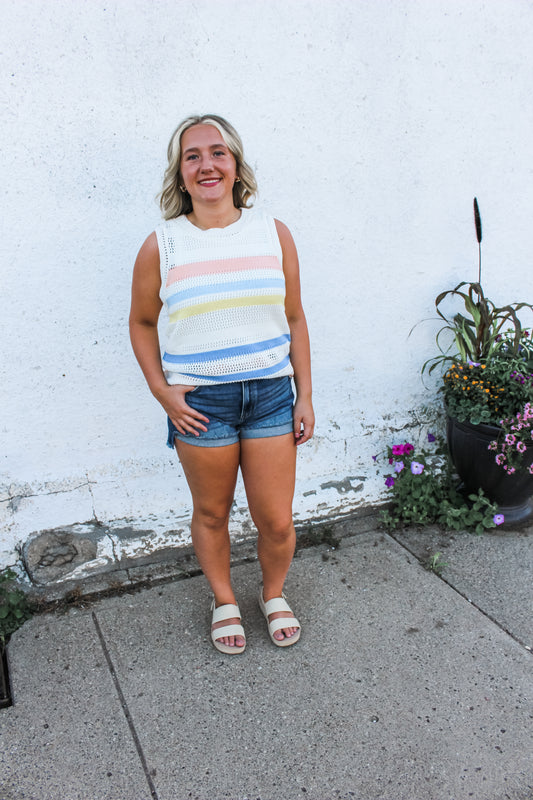 Pretty in Pastel Tank (S-XL)
