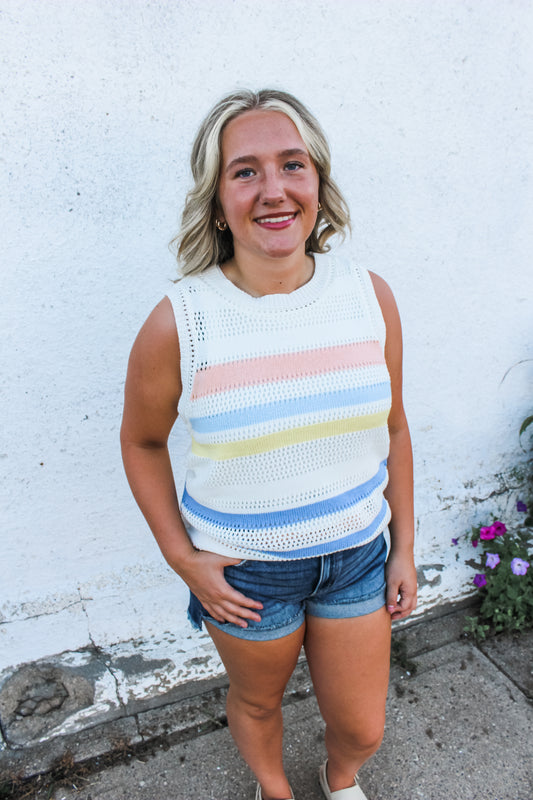 Pretty in Pastel Tank (S-XL)