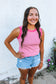 Sunshine On My Mind Tank (Pink) (S-XL)