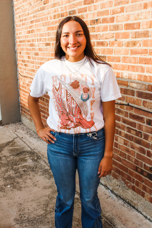 Howdy Honey Graphic Tee (S-XL)
