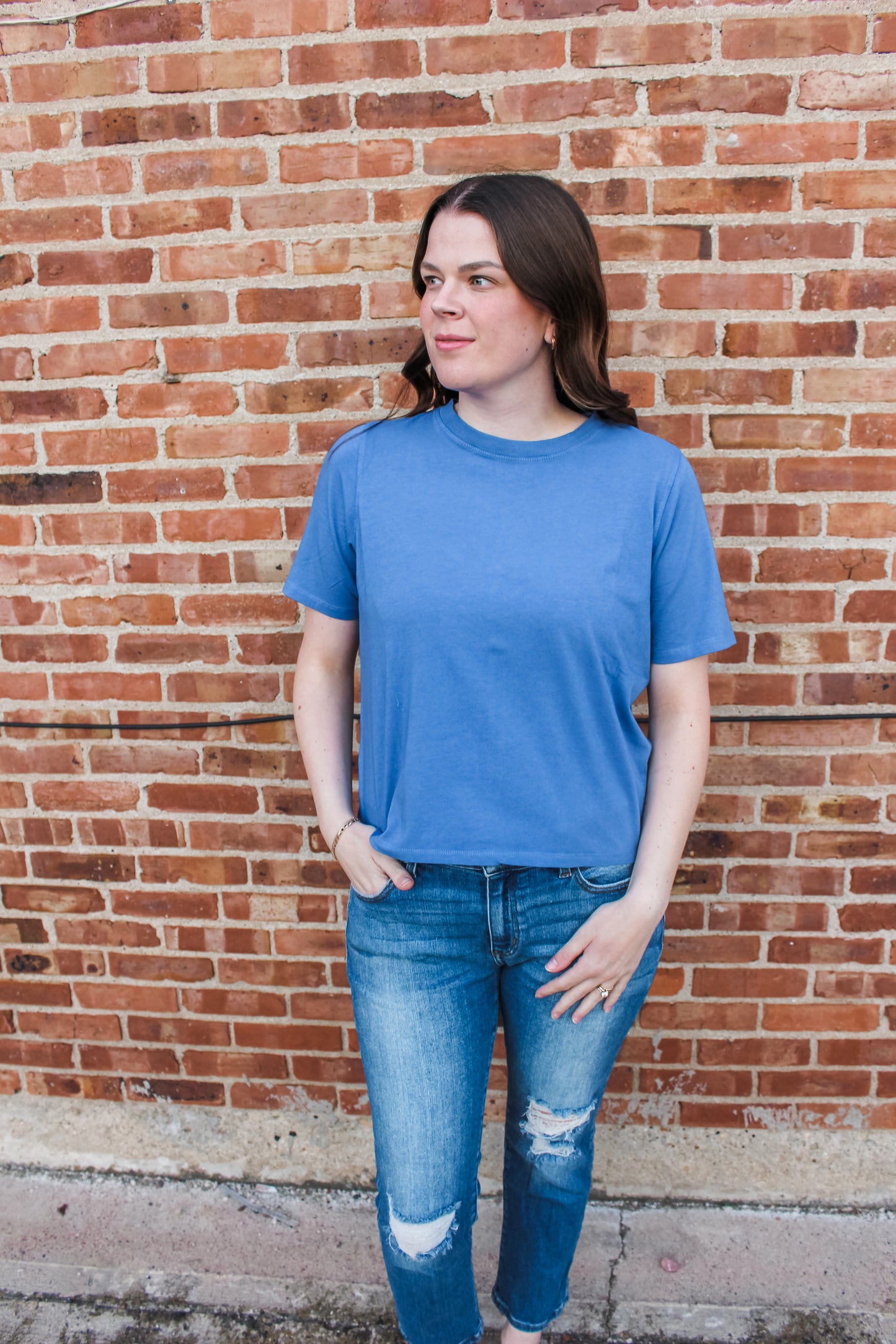 Back to School Basic Tee (Blue)