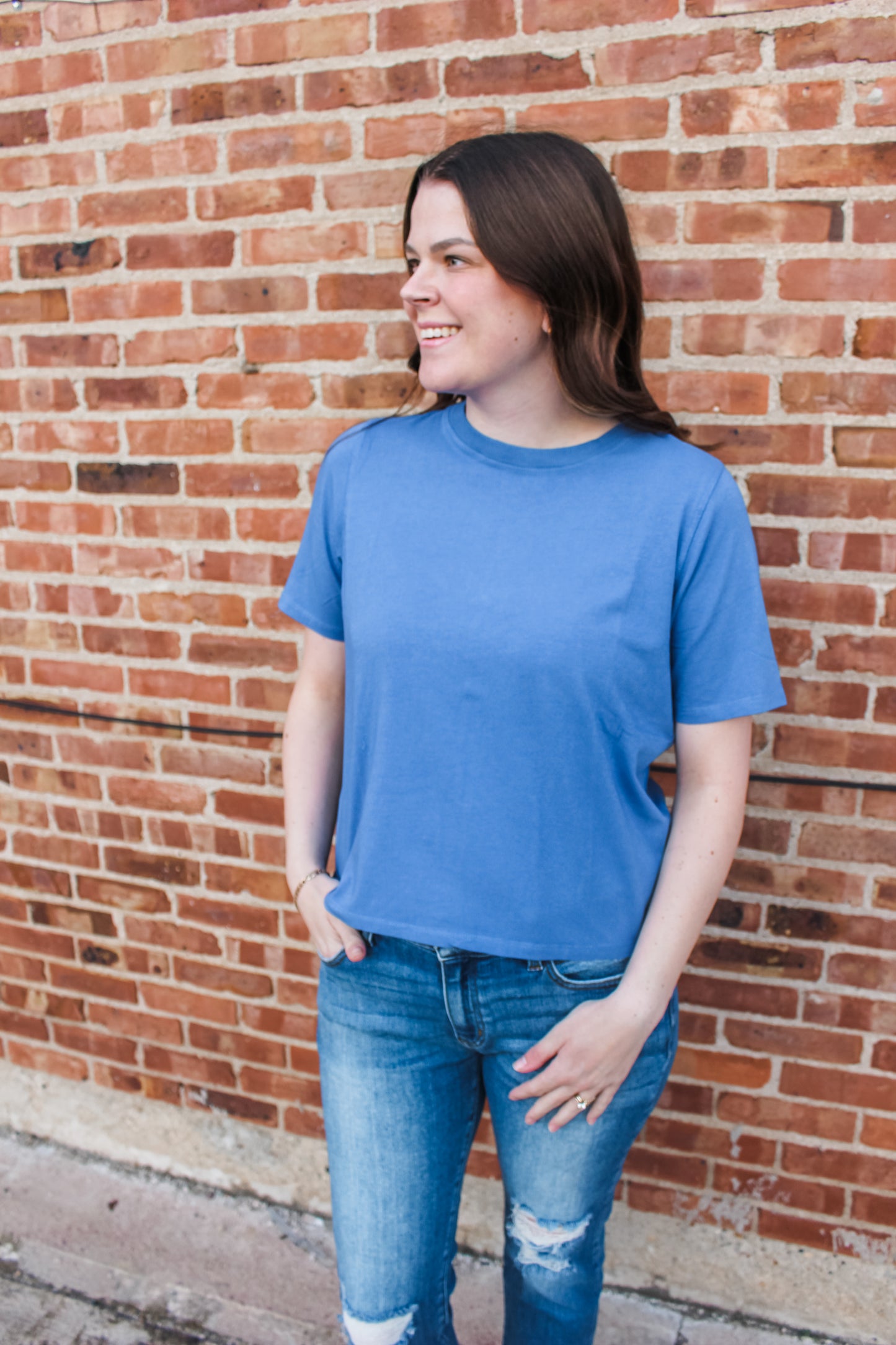 Back to School Basic Tee (Blue)