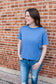 Back to School Basic Tee (Blue)