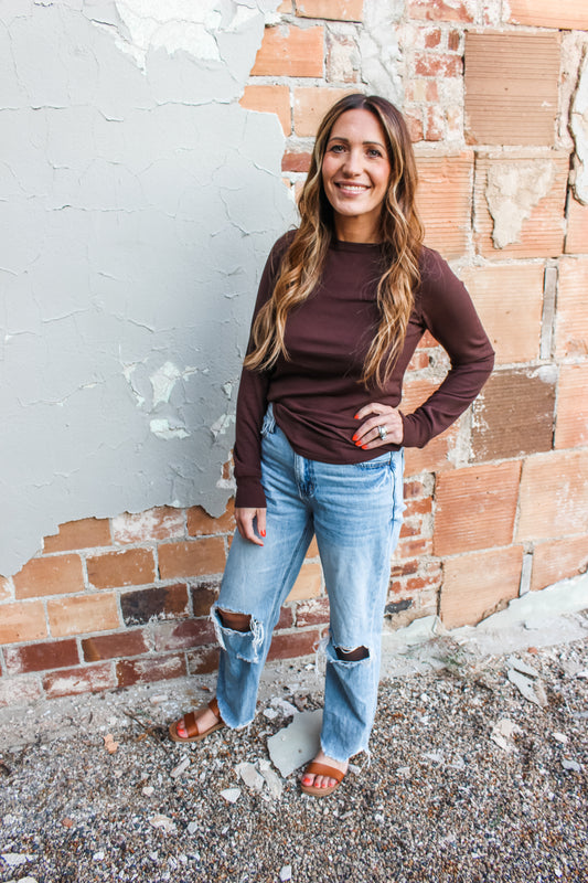 Autumn Feels Top (Chocolate)