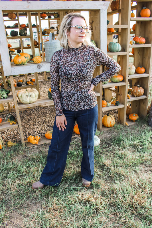 Natural Beauty Mesh Top