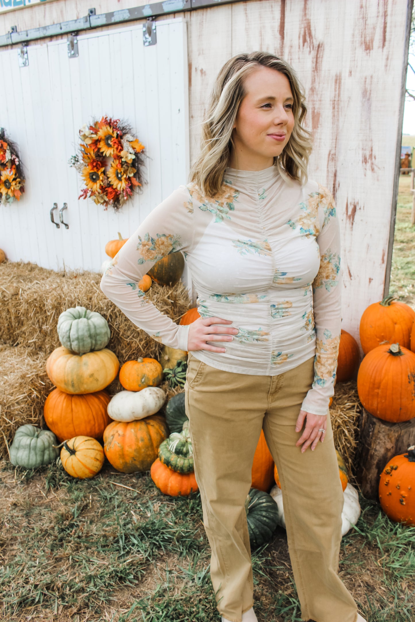 Sweet Harmony Mesh Top