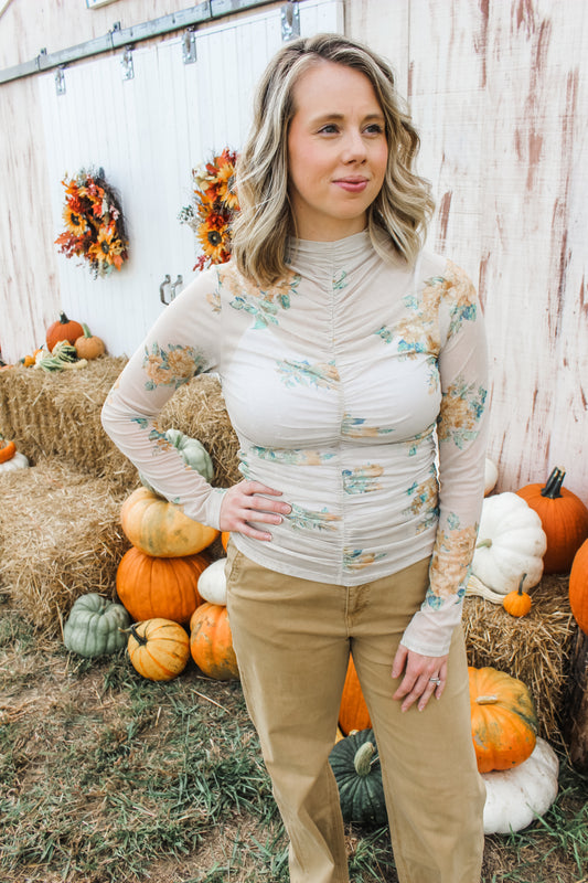 Sweet Harmony Mesh Top