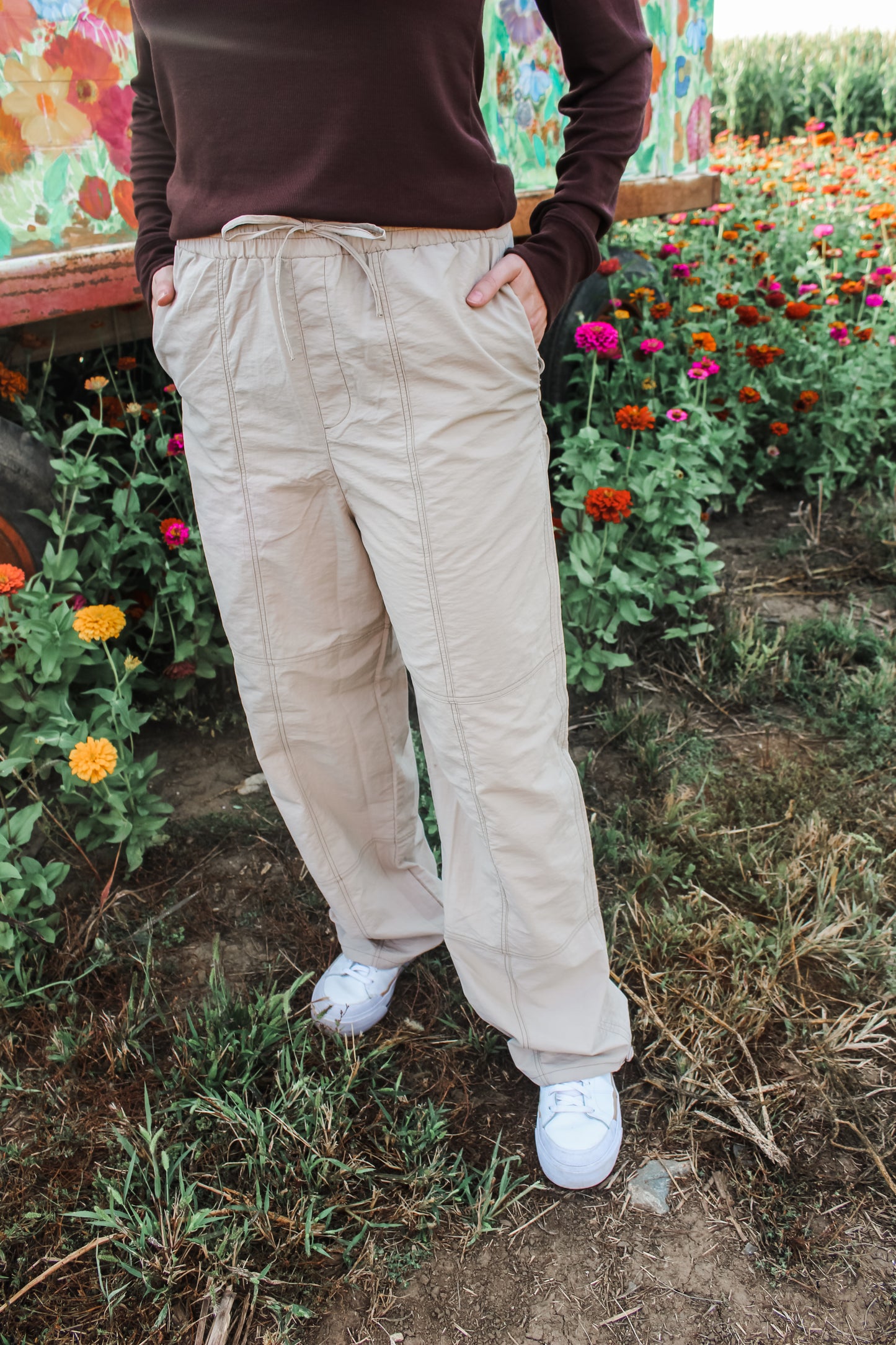 On Cloud Nine Pants (Taupe)