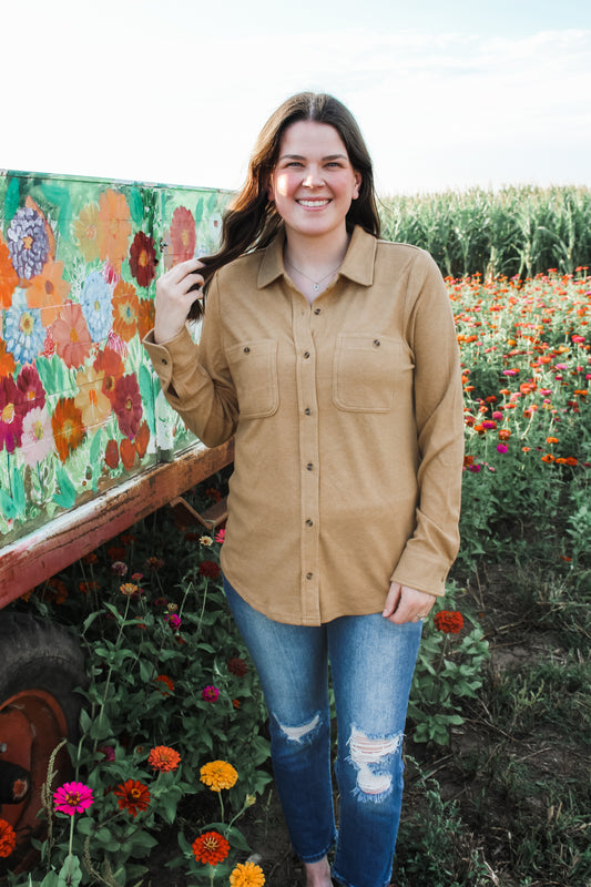 [Thread & Supply] Falling Leaves Shacket