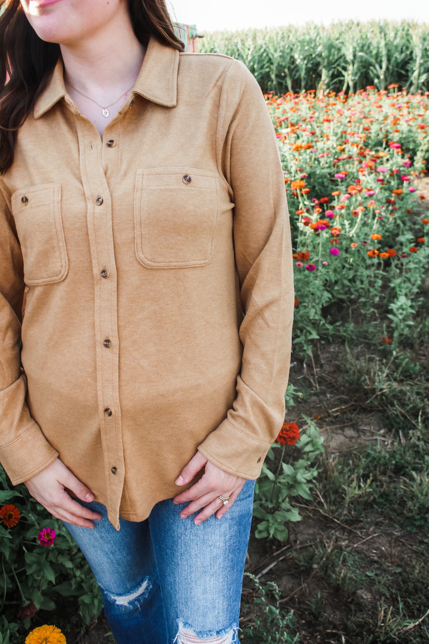 [Thread & Supply] Falling Leaves Shacket