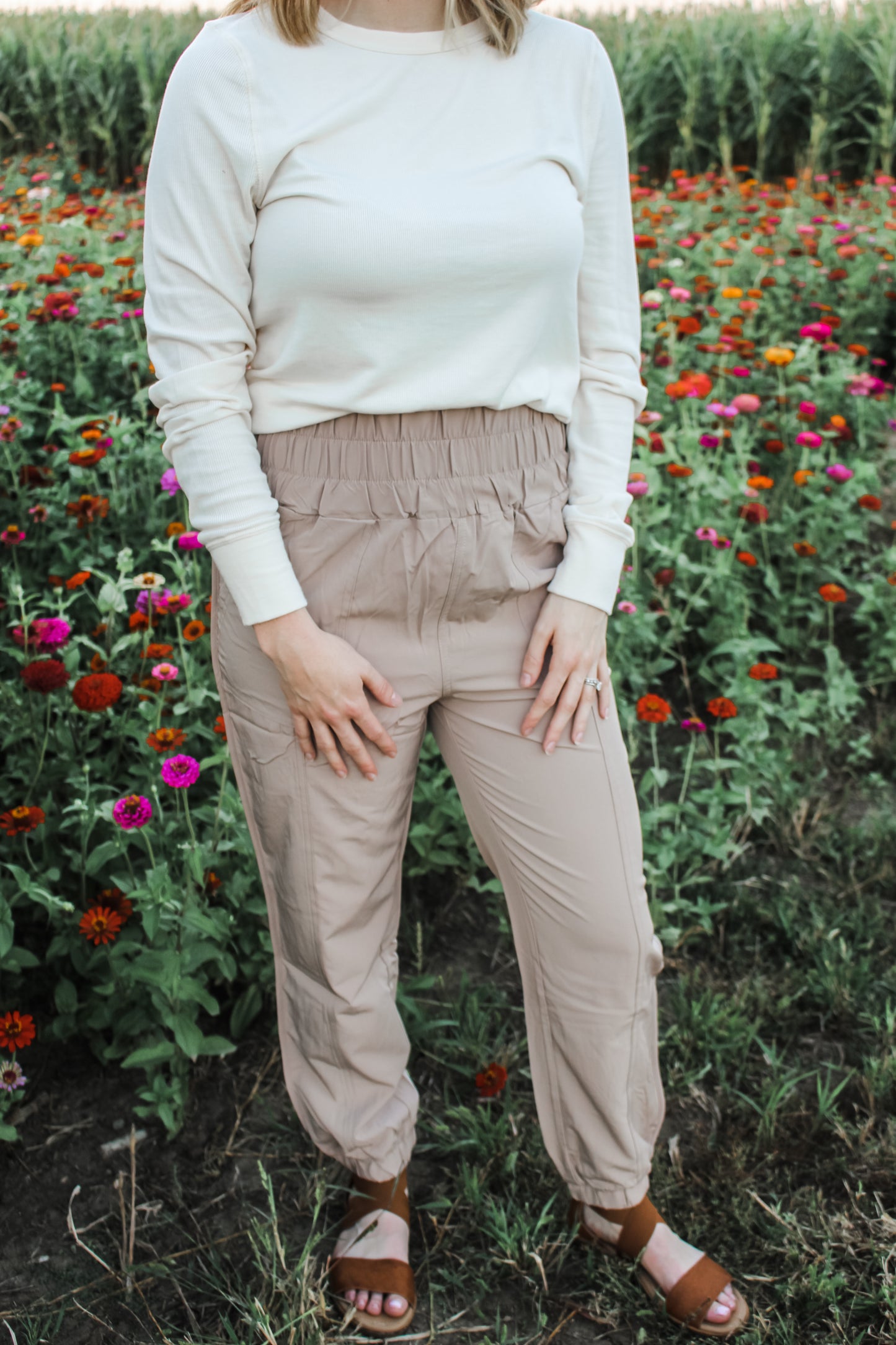 Easy Does It Joggers (Taupe)