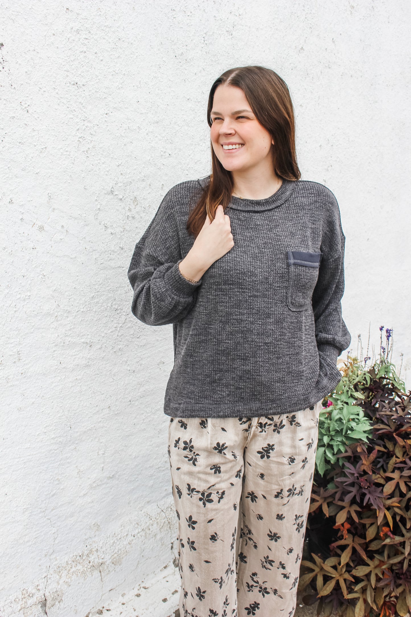 Fall Favorite Top (Grey)