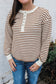 Simply Striped Top (Brown)