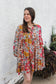 Fall Florals Dress (S-XL)