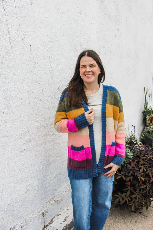 Colors of the Season Cardigan (S-XL)
