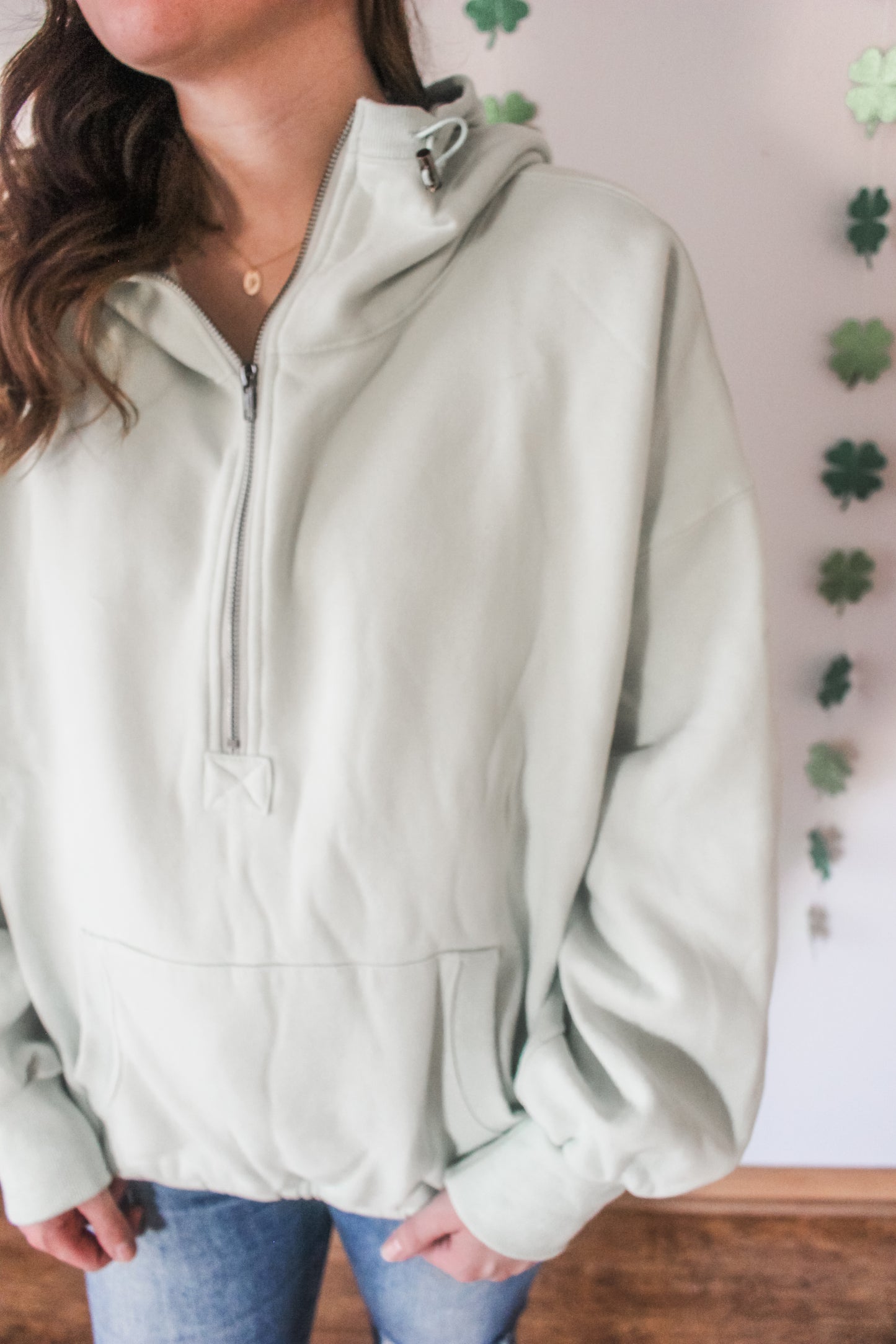 Easy Going Hoodie (Light Sage)