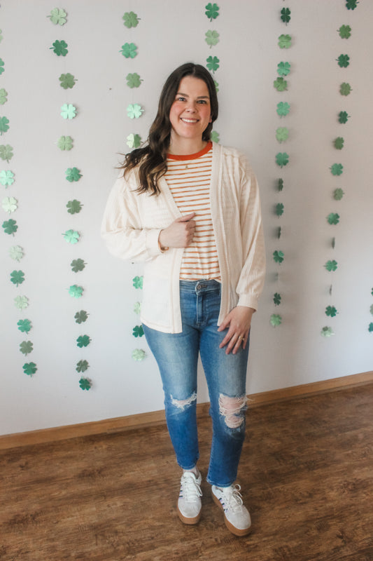 Cool Girl Cardigan (Cream)