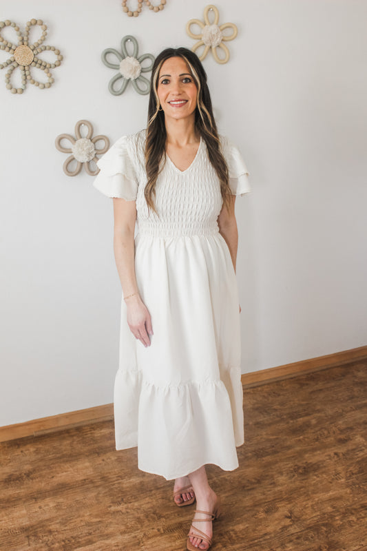 Simply Me Dress (Cream)