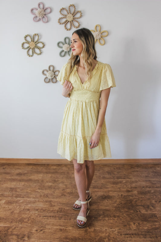 Colors of Spring Dress (Yellow)