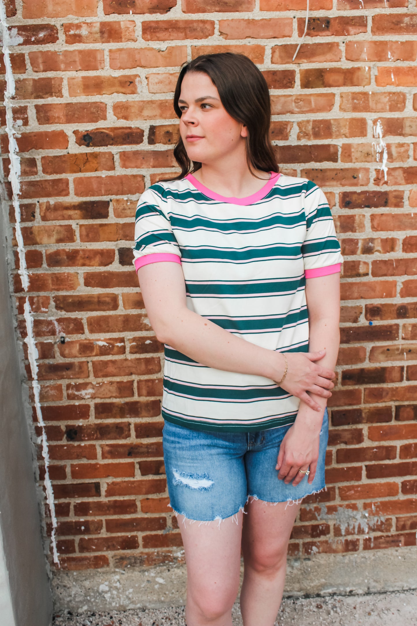 Only Good Days Tee (Green & Pink) (S-XL)