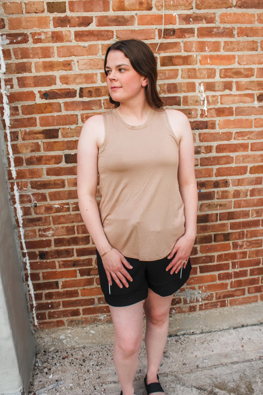 Summer Staple Tank (Mocha)