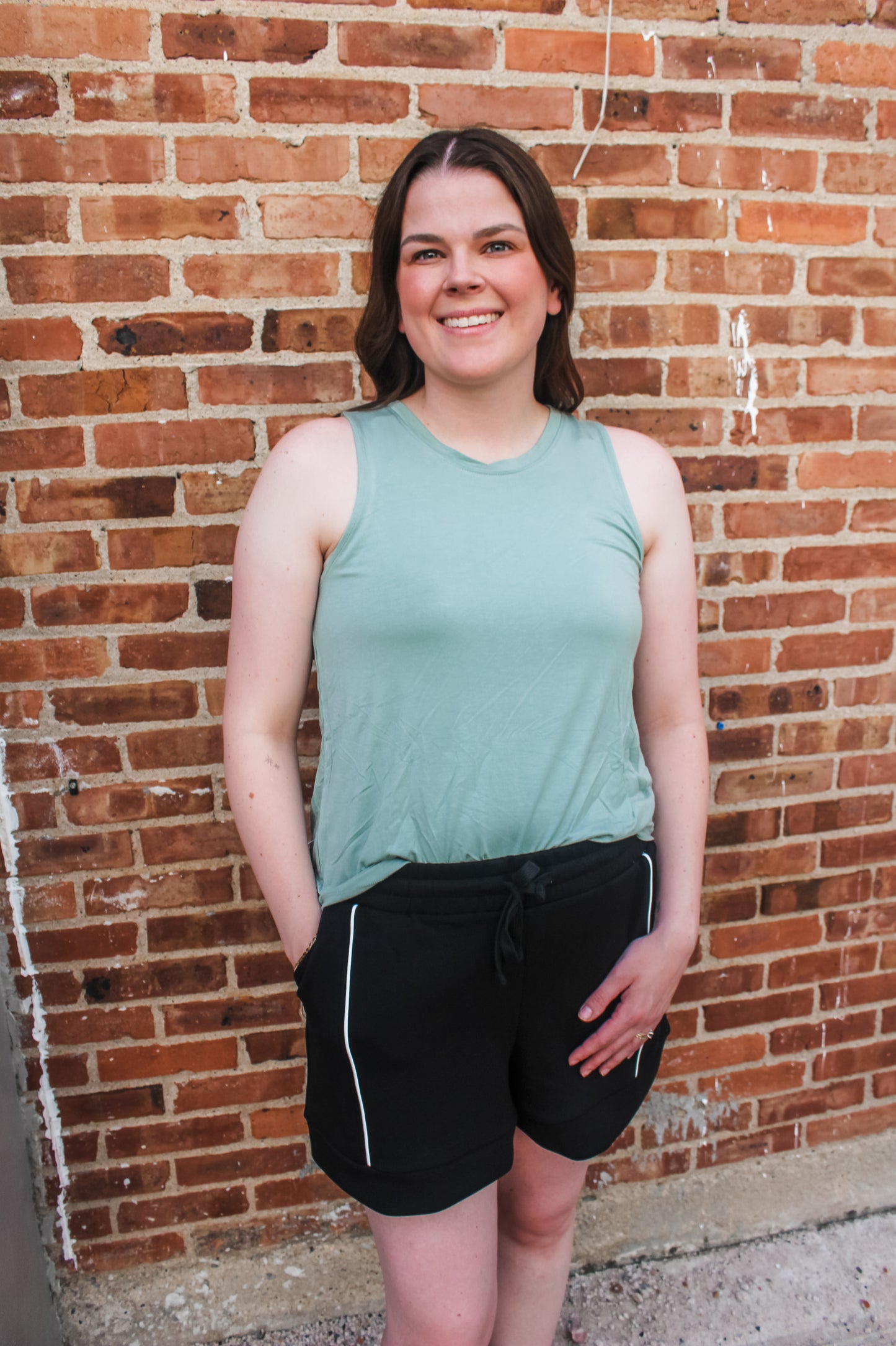 Summer Staple Tank (Sage)