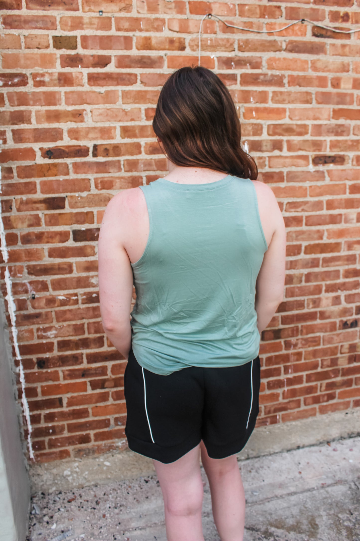 Summer Staple Tank (Sage)