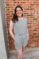 Keep It Casual Romper (Black & White)