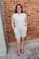 Keep It Casual Romper (Sage & White)
