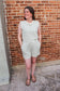 Keep It Casual Romper (Sage & White)