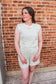 Keep It Casual Romper (Sage & White)