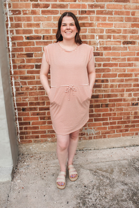 Summer Essential Dress (Striped) (S-XL)