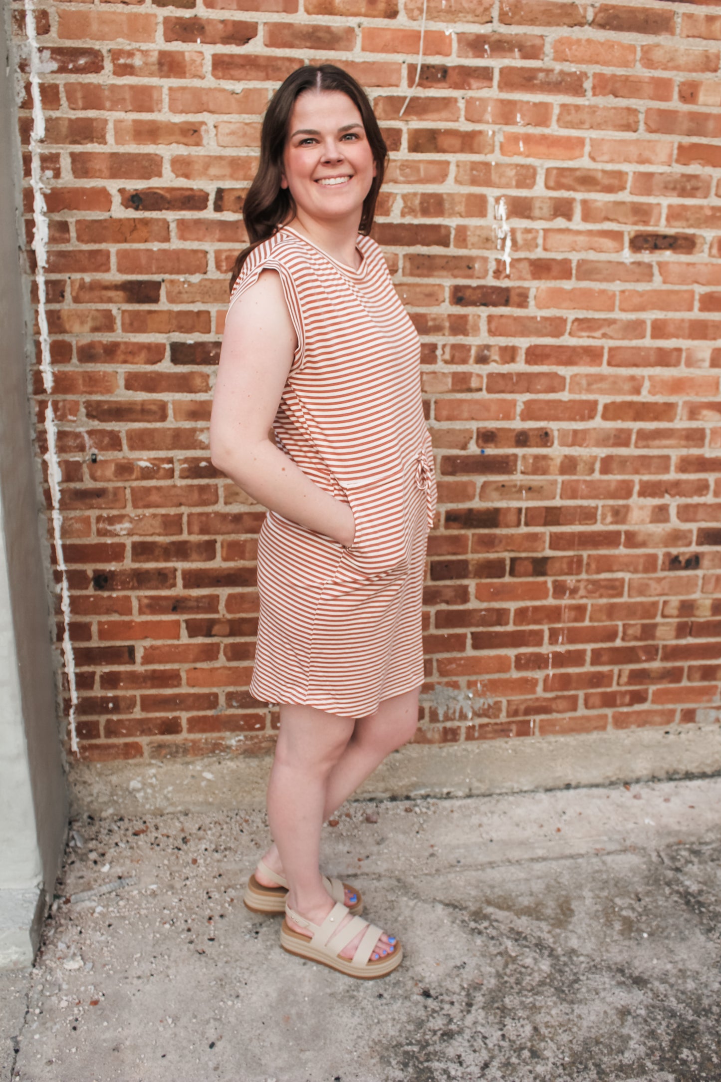 Summer Essential Dress (Striped) (S-XL)