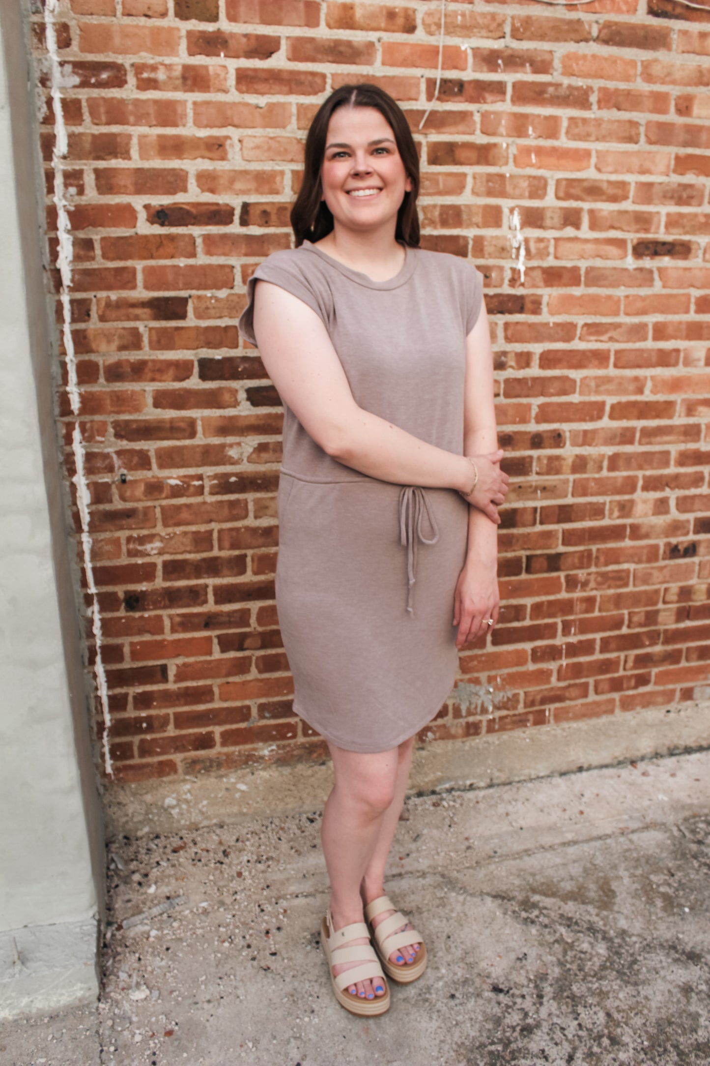 Summer Essential Dress (Mocha) (S-XL)