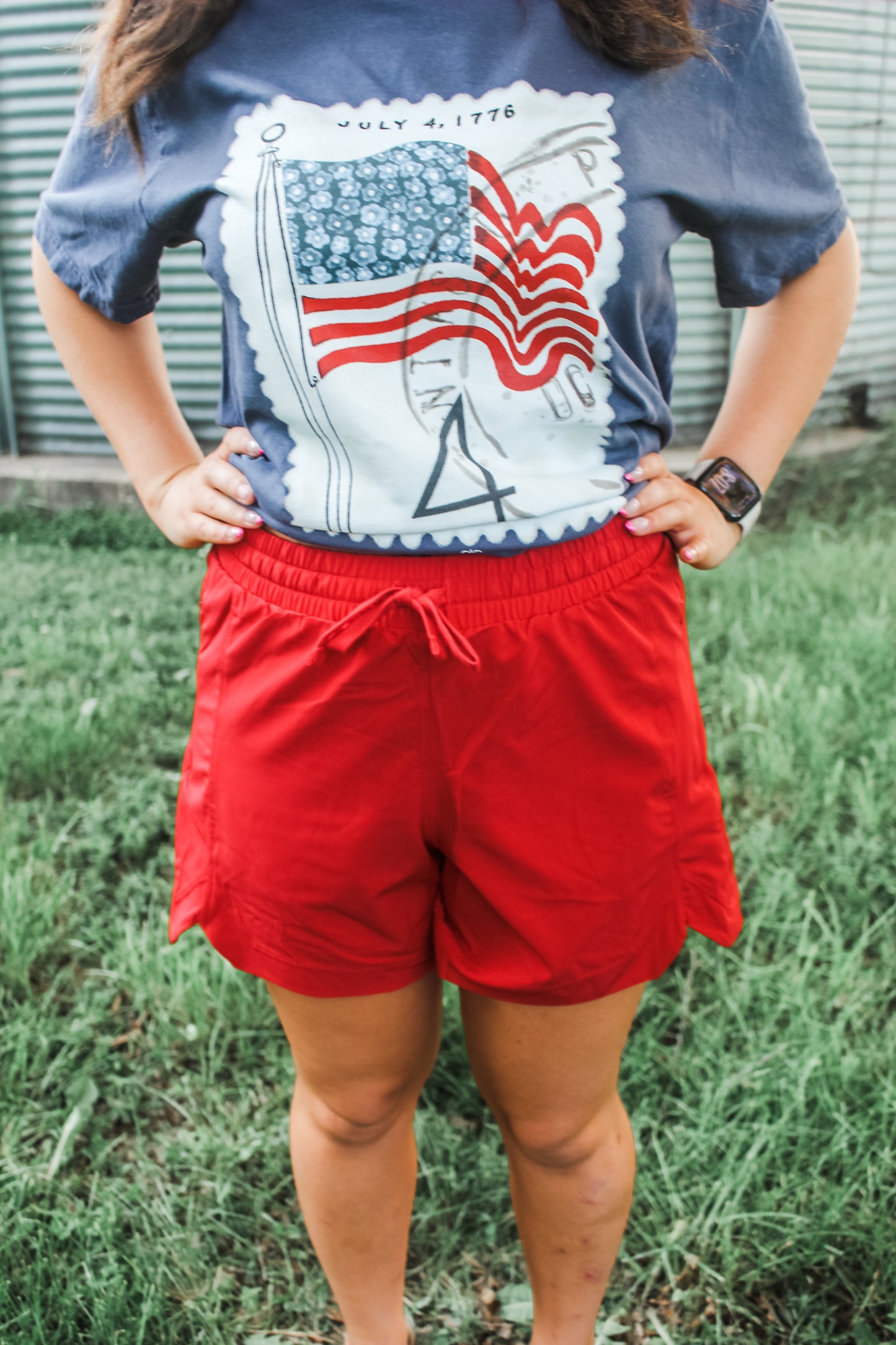 Liberty Shorts (Red)