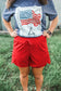 Liberty Shorts (Red)
